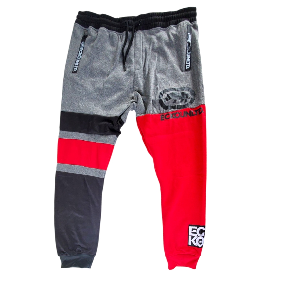 Ecko Unlimited Nwt Black, Gray, and Red Joggers